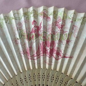 Juicy Couture Pink and Gold Artistic Fan
